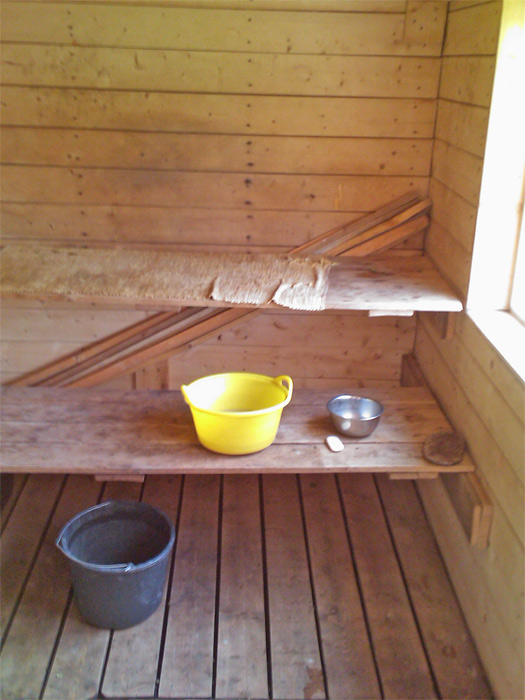 Pirts sīkmājas - projekts, realizācija