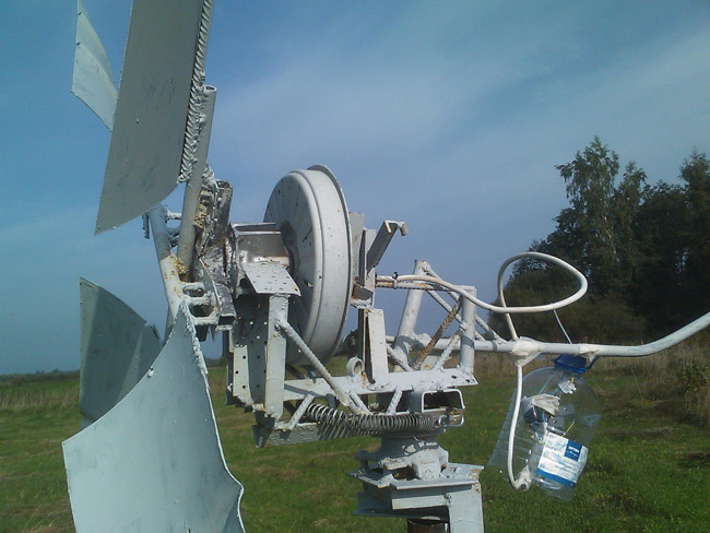 paštaisīts vēja ģenerators