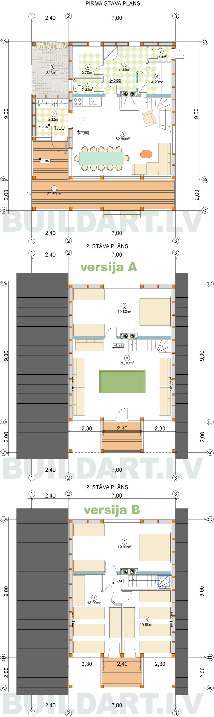 Pirts projekts, pirts atpūtai draugiem un viesiem, plāni