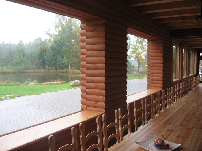 Viesu nama projekts, interjera skati