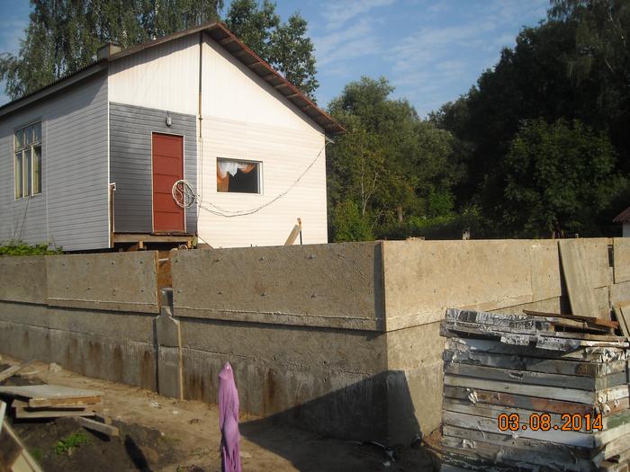 Mājas projekts "Aldis" - mājas būvēšanas procesa bildes