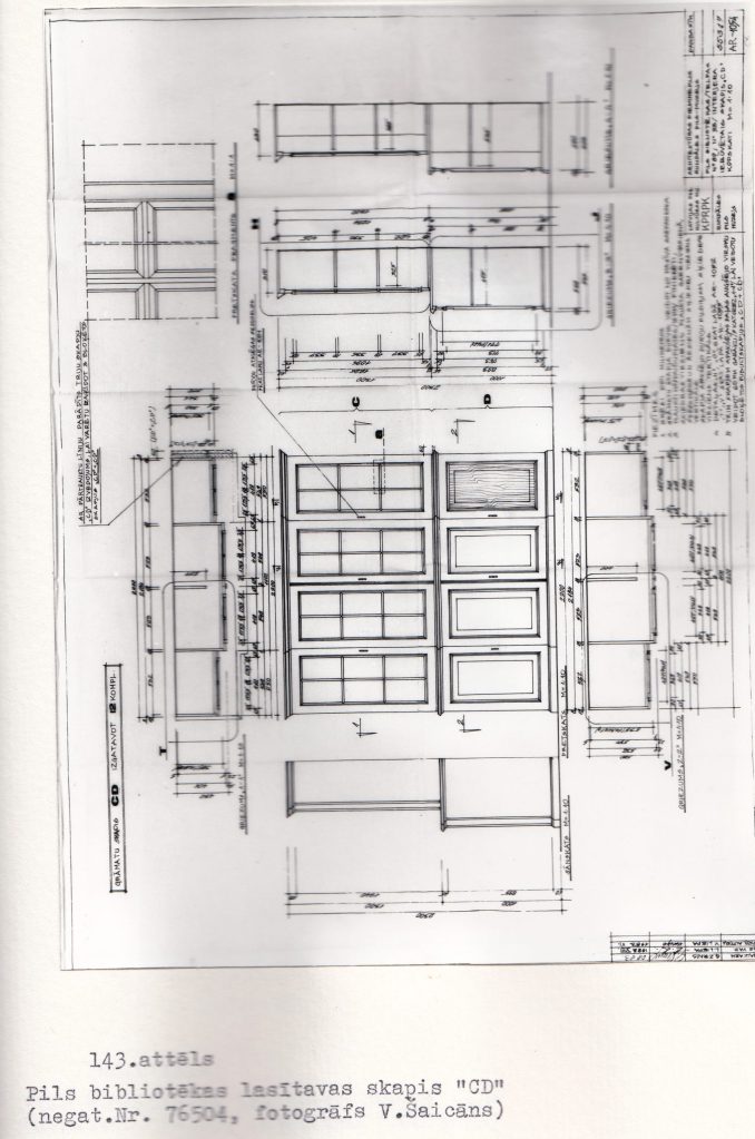 Rundāles pils restaurācijas zinātniskās atskaites materiāli