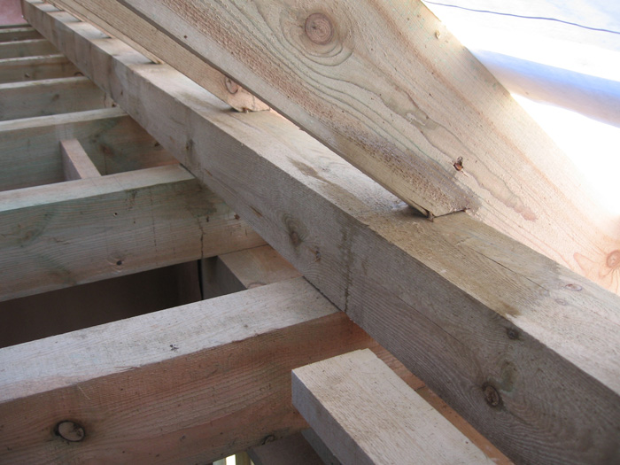 Saimniecības ēkas projekts, būvniecības procesa bildes