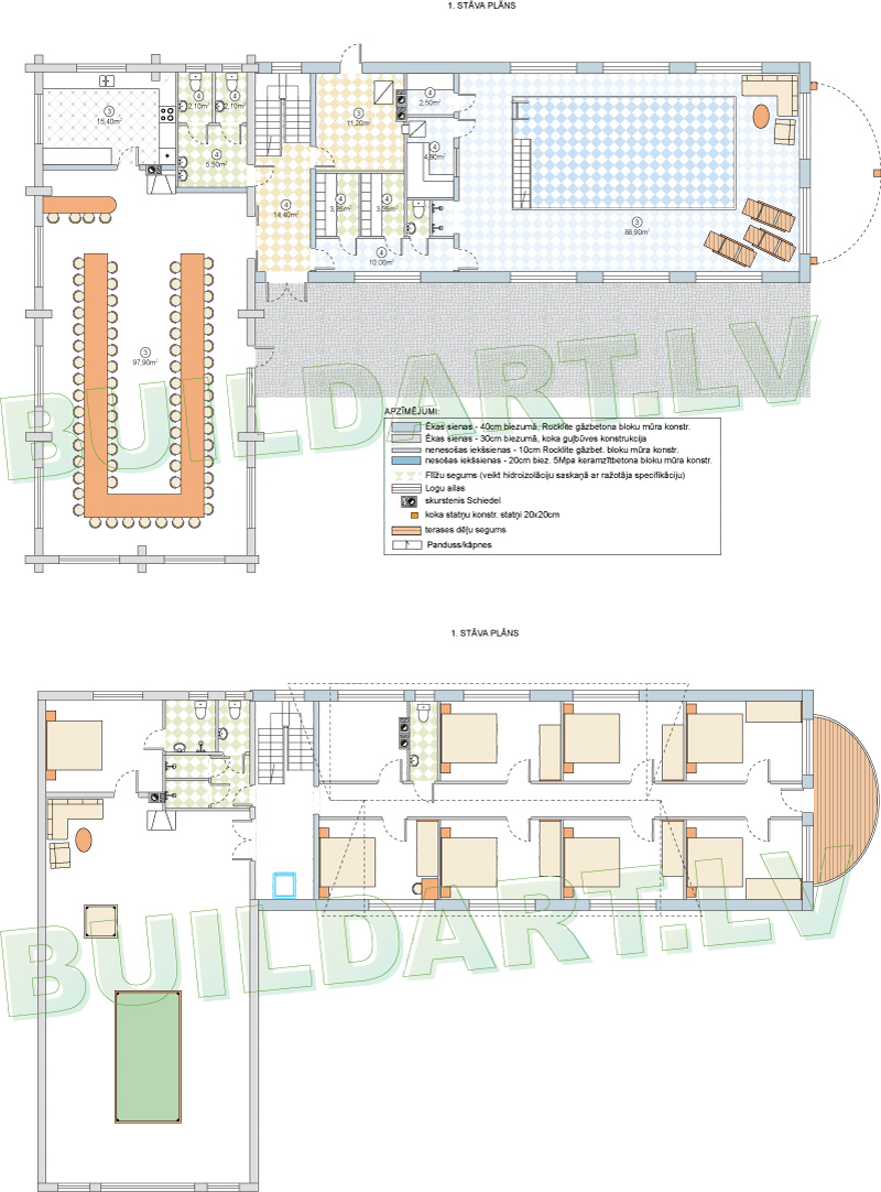 Viesunama plānsViesunama projekts - plānojums