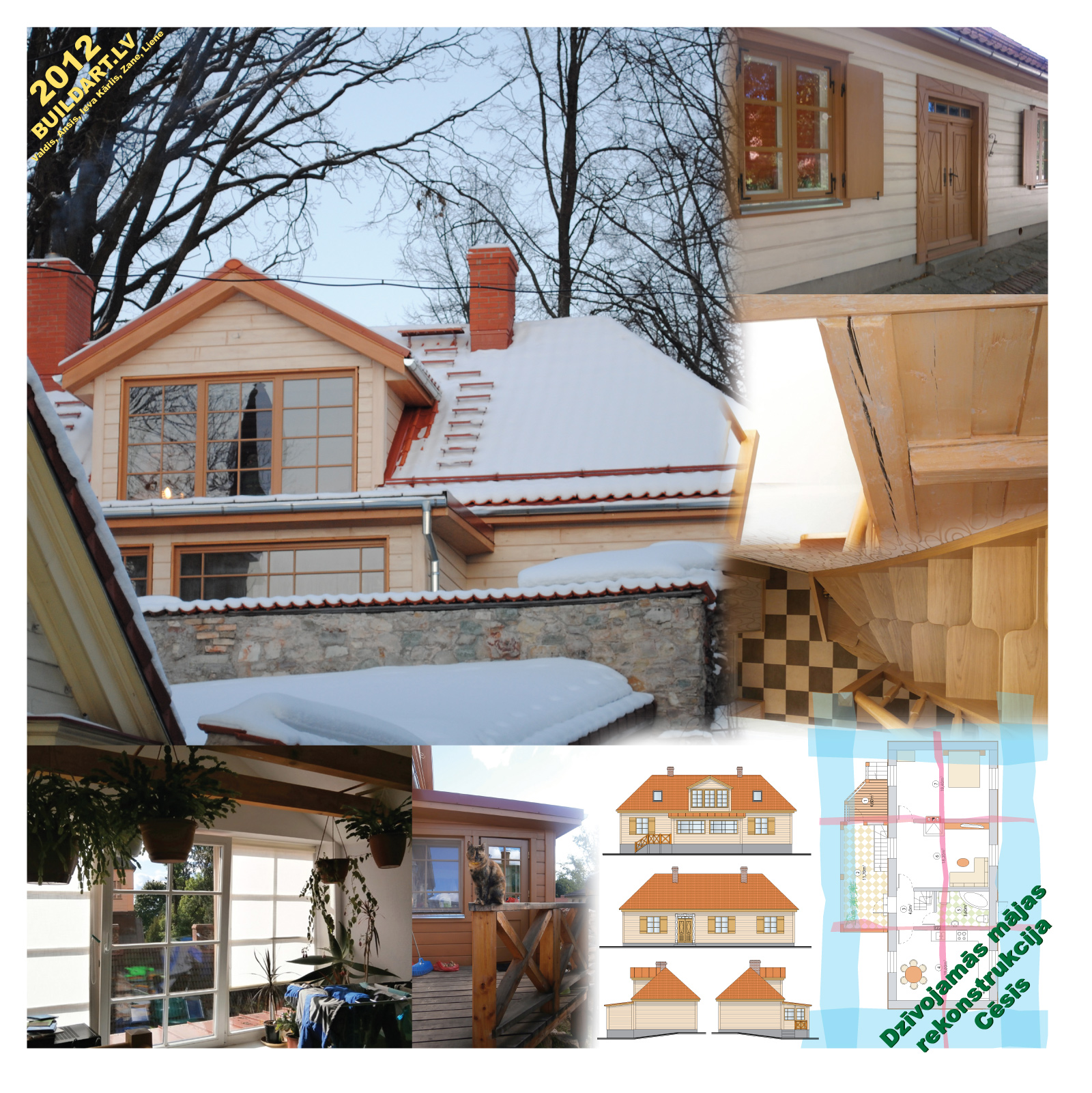 Dzīvojamās mājas rekonstrukcijas projekts