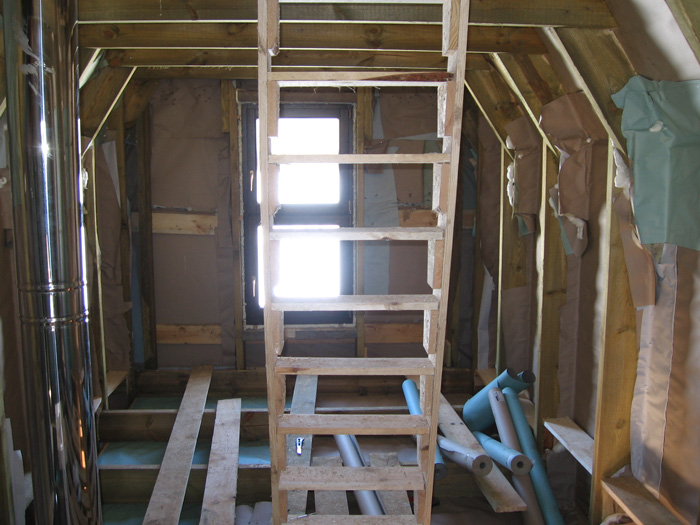 Sīkmājas projekts, būvniecības procesa bildes