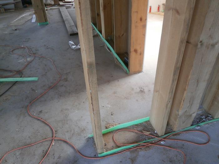 Koka statņu, koka karkasa mājas projekts, mājas projekts "Mārtiņš", būvniecības procesa bildes