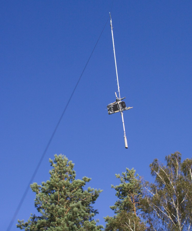 Aerofoto ar paštaisītu pūķi