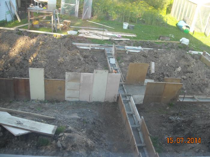 Mājas projekts "Aldis" - mājas būvēšanas procesa bildes