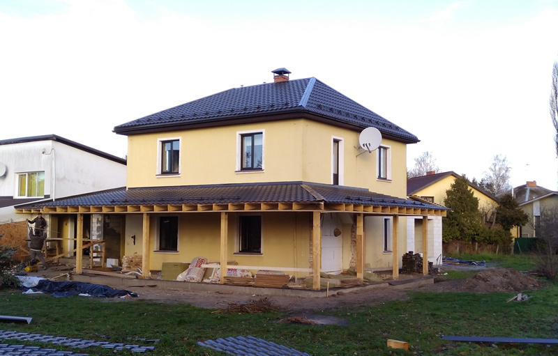 Dzīvojamās mājas rekonstrukcijas projekts - fotogrāfijas