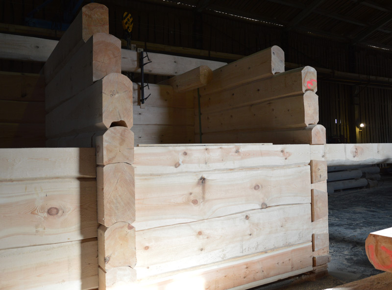 Guļbaļķu brīvdienu mājas projekts - ēkas fotoattēli