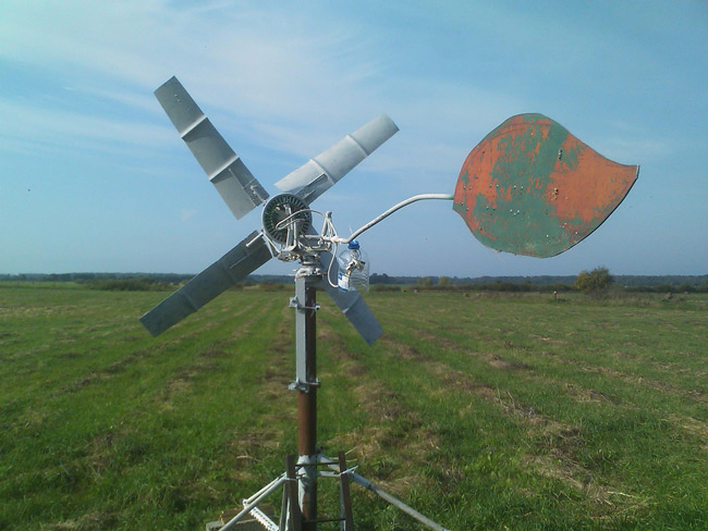 paštaisīts vēja ģenerators