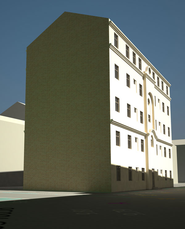 Vizualizācija dzīvokļu mājas rekonstrukcijai