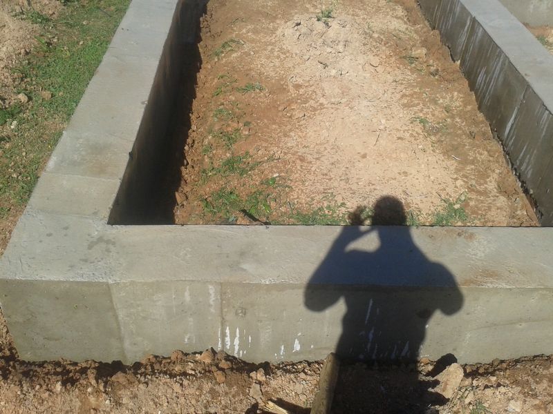 Pamatu būvēšana izmantojot zemes veidni - pamati gatavi!