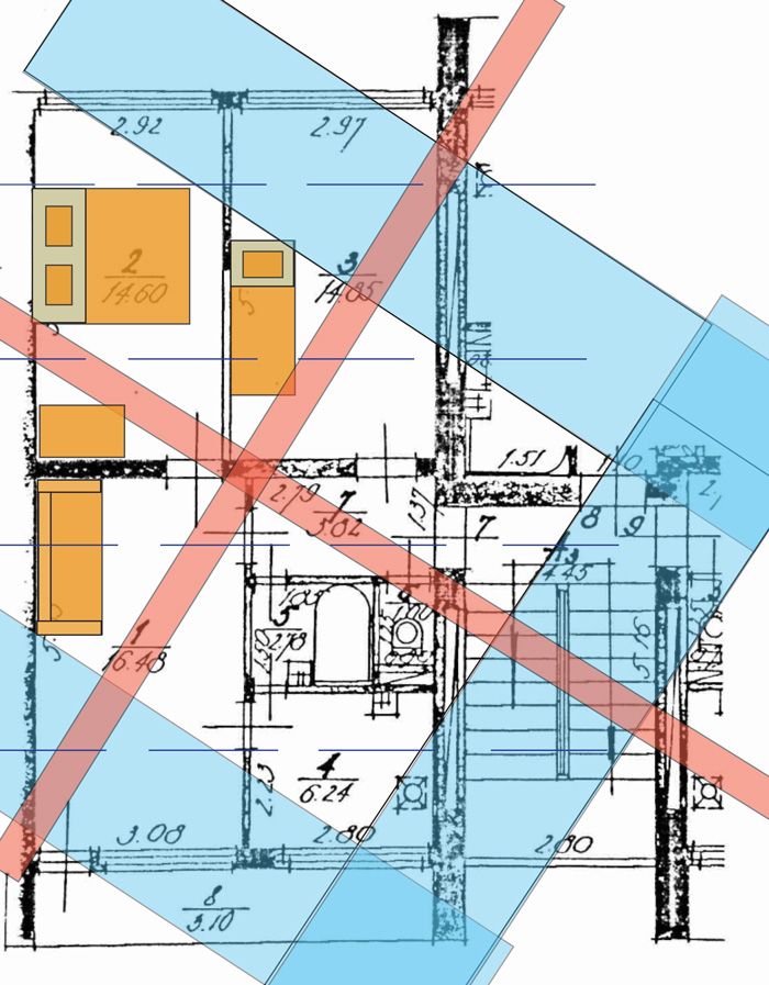 Āderu plāns dzīvoklim Jūrmalā