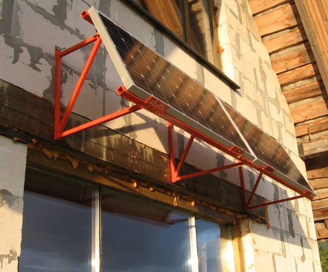 Saules baterijas telpu pasargāšanai no saules