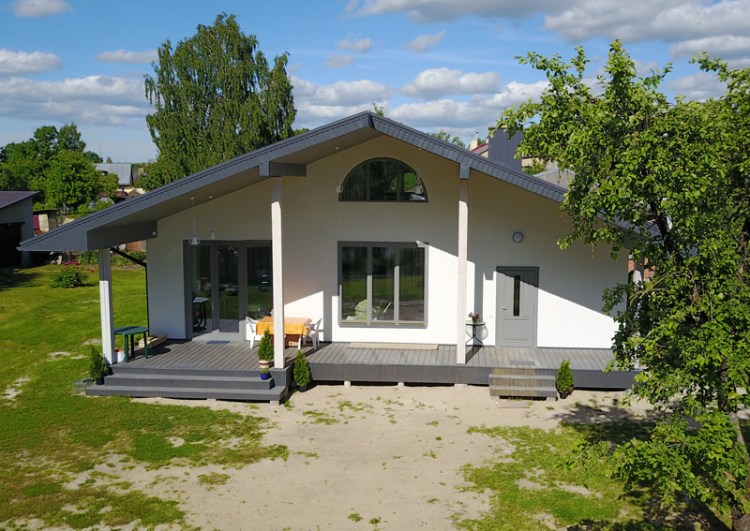 Mājas projekts "Eižens", uzbūvētās mājas bildes