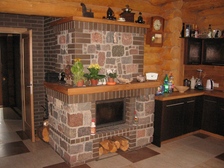 Guļbaļķu pirts projekts, interjers