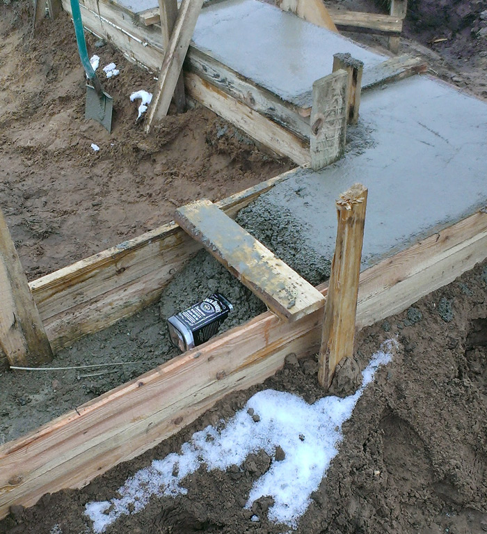 Mājas projekts "Ansis" - būvniecības procesa bildes