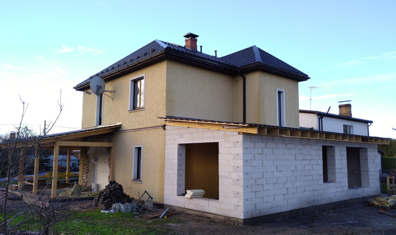 Dzīvojamās mājas rekonstrukcijas projekts - fotogrāfijas