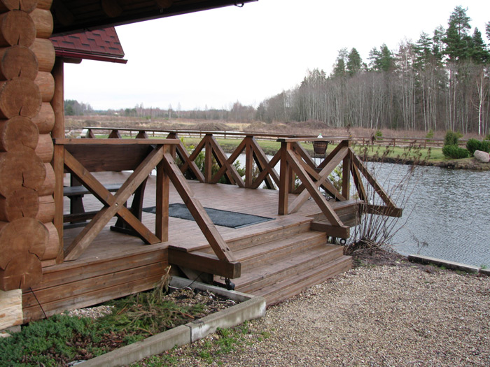 Realizēts viesu nama projekts, bildes