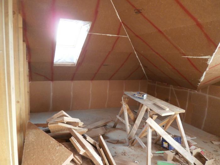 Koka statņu, koka karkasa mājas projekts, mājas projekts "Mārtiņš", būvniecības procesa bildes