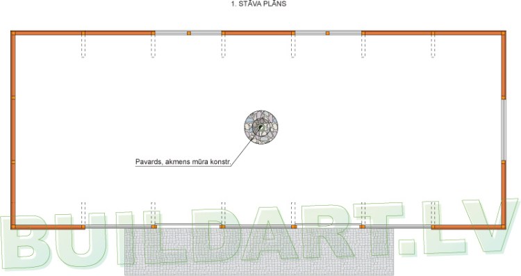 Praktiskā viesību šķūņa projekts - plāns