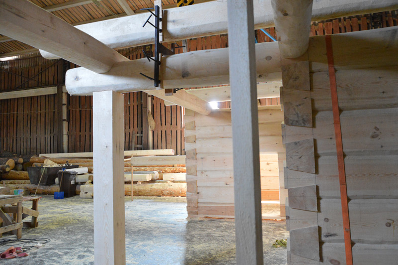 Guļbaļķu brīvdienu mājas projekts - ēkas fotoattēli