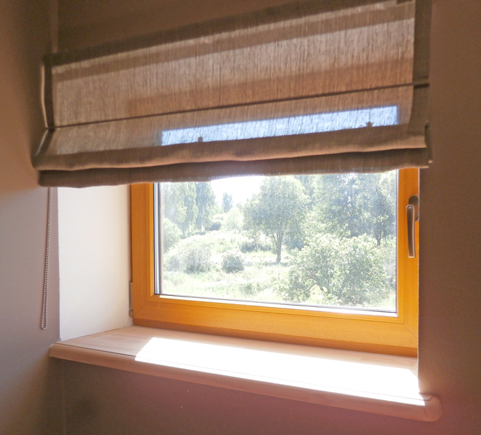 Ģimenes mājas projekts - realizētā ēka, interjera skati