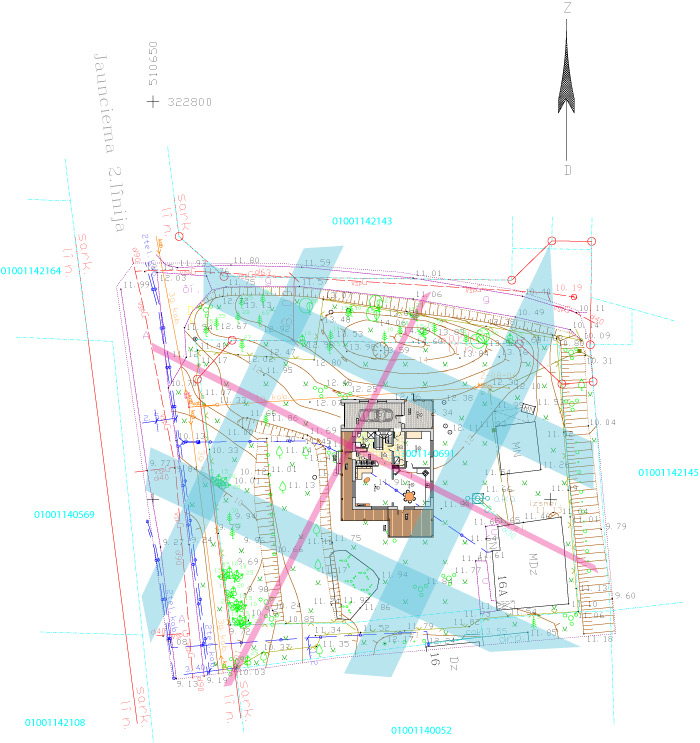 Āderu plāns Jaunciema Gatvē