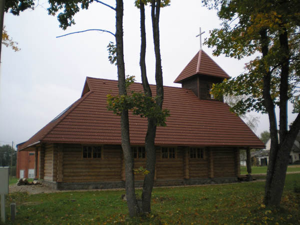 Guļbaļķu baznīca Lēdmanē, projekts