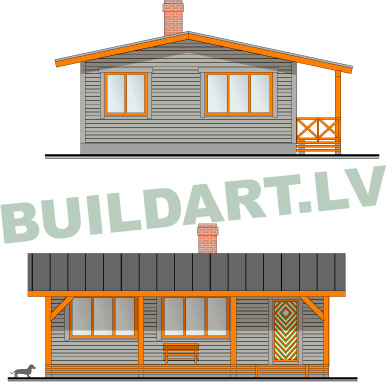 Vienstāvīgas mājas projekts, titulbilde