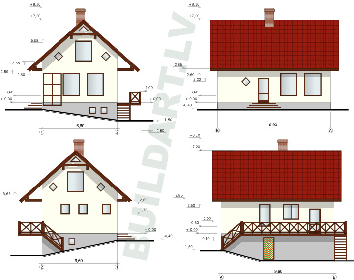 Ekonomiskas mājas projekts 120kvm