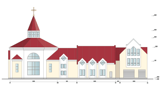 Baznīca Pārdaugavā, skiču projekts