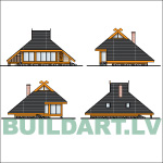 Brīvdienu mājas projekts "Jānis"