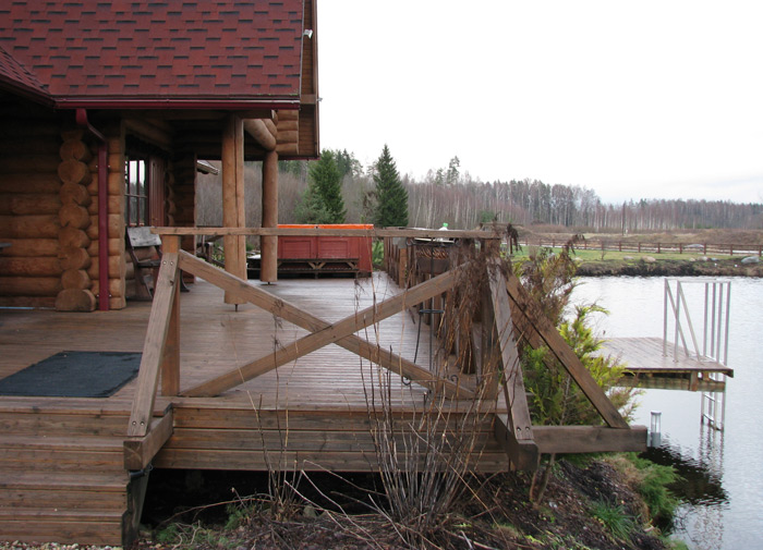 Realizēts viesu nama projekts, bildes