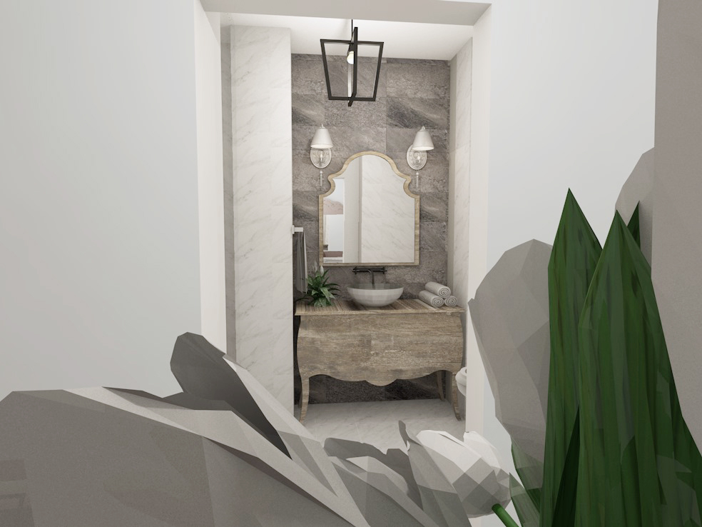 Dzīvojamās mājas rekonstrukcijas projekts - vizualizācijas