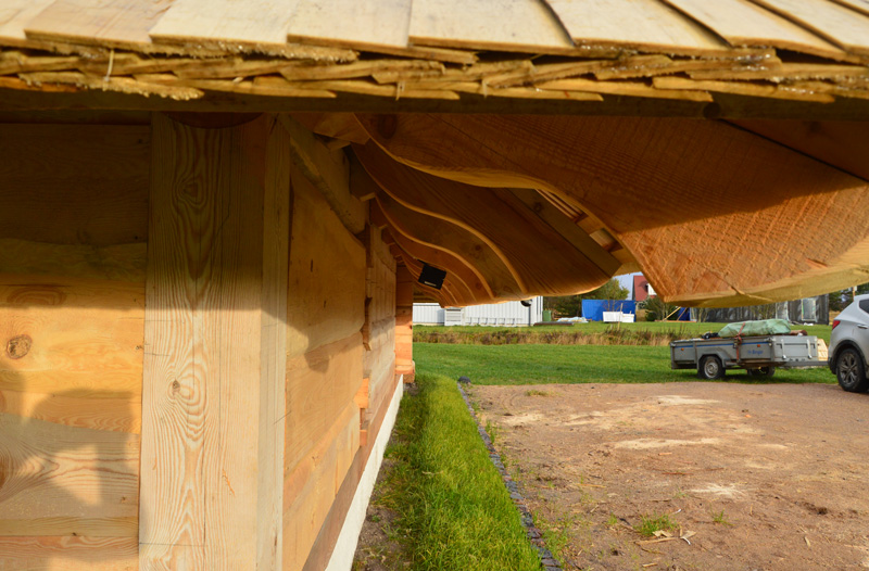 Brīvdienu mājas projekts "Jānis", uzbūvētās mājas bildes