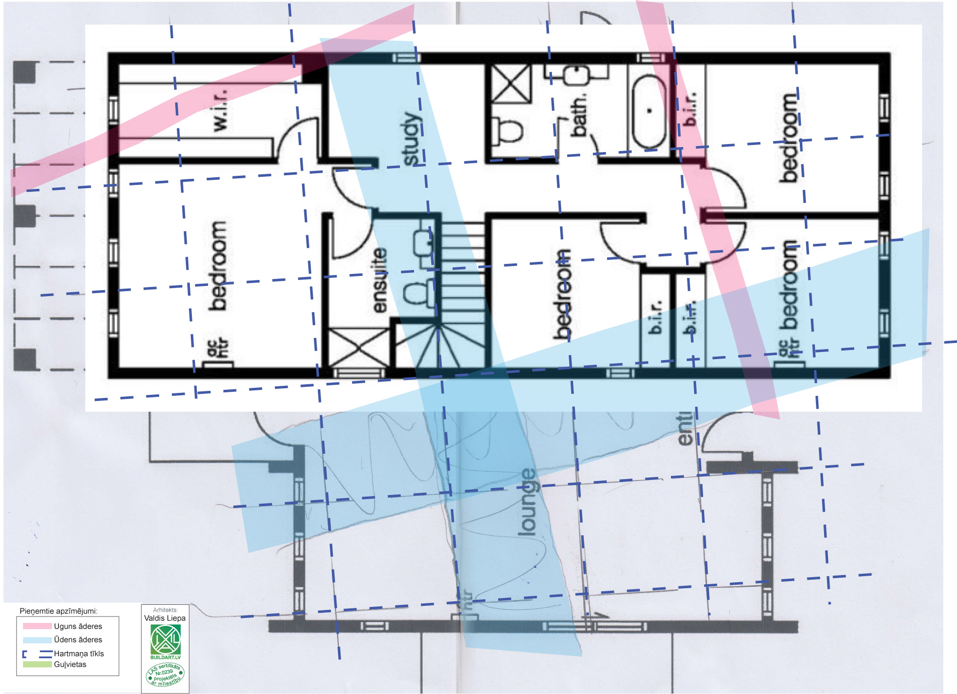 Āderu plāns mājai Austrālijā