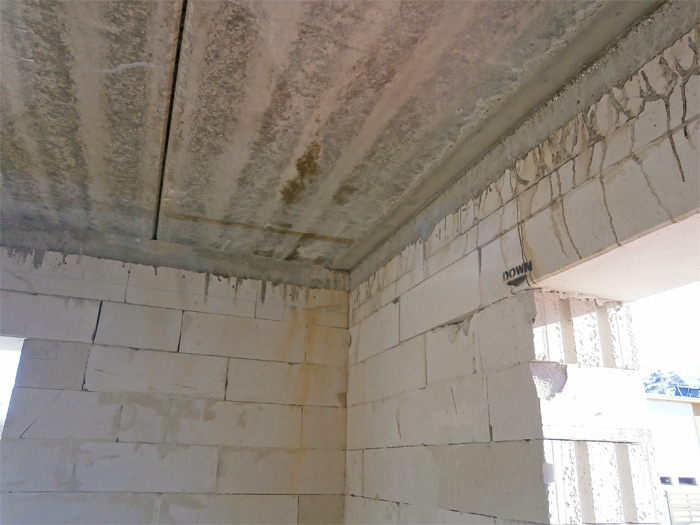 Mājas projekts Dina, foto no mājas būvniecības gaitas