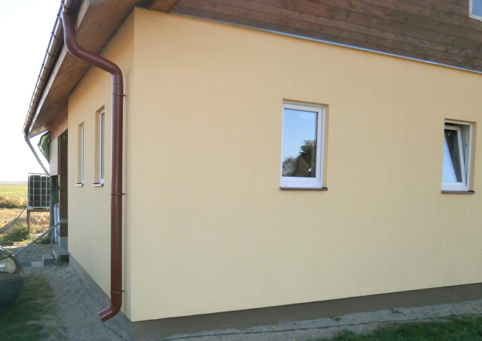 Saimniecības ēkas projekts "Edžus" - pagaidu dzīvojamā māja - uzbūvētās ēkas bildes