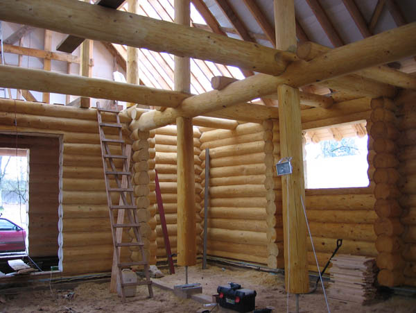 Guļbaļķu baznīca Lēdmanē, projekts