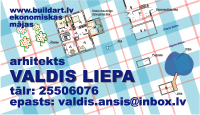 arhitekts Valdis Liepa, vizītkarte