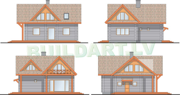 Dzīvojamās mājas projekts "Laura"