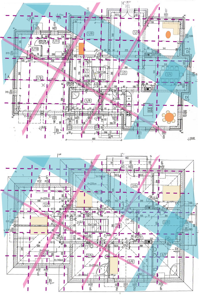 Āderu plāns mājai