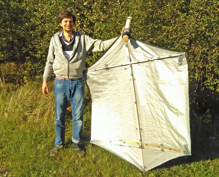 Paštaisīts Rokkaku pūķis aerofotografēšanai