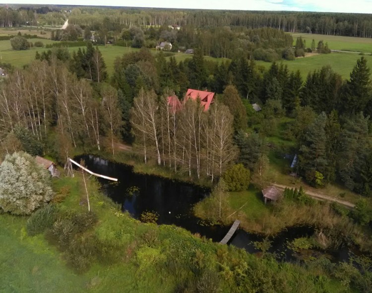 Aerofotogrāfija uzņemta ar gaisa pūķi