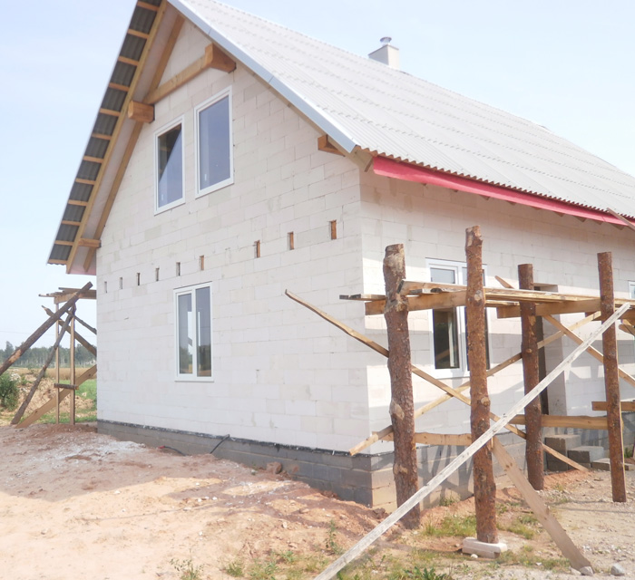 ProjektsAldis - uzbūvētās mājas bildes