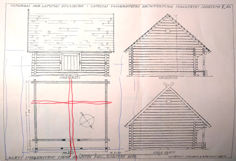 Āderu pētijums senai mājai