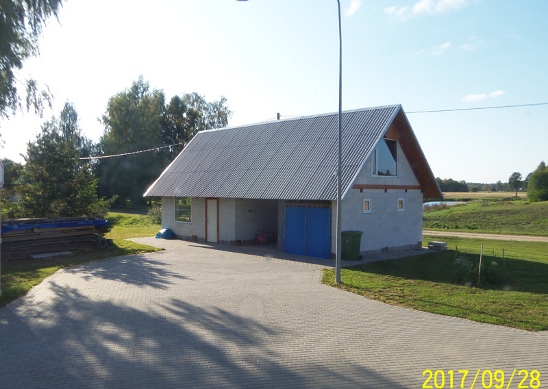 ProjektsAldis - uzbūvētās mājas bildes
